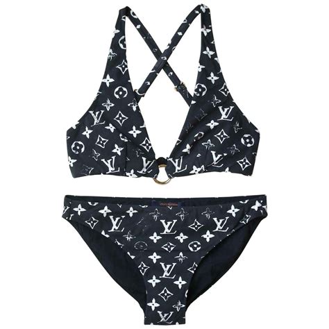 lv bikini monogram|louis vuitton high waisted bikini.